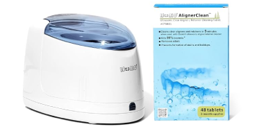 Ultrasonic aligner cleaner